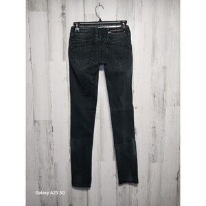 Rock Revival Womens Jeans Black 25 Stretch Denim Amy Skinny Pants